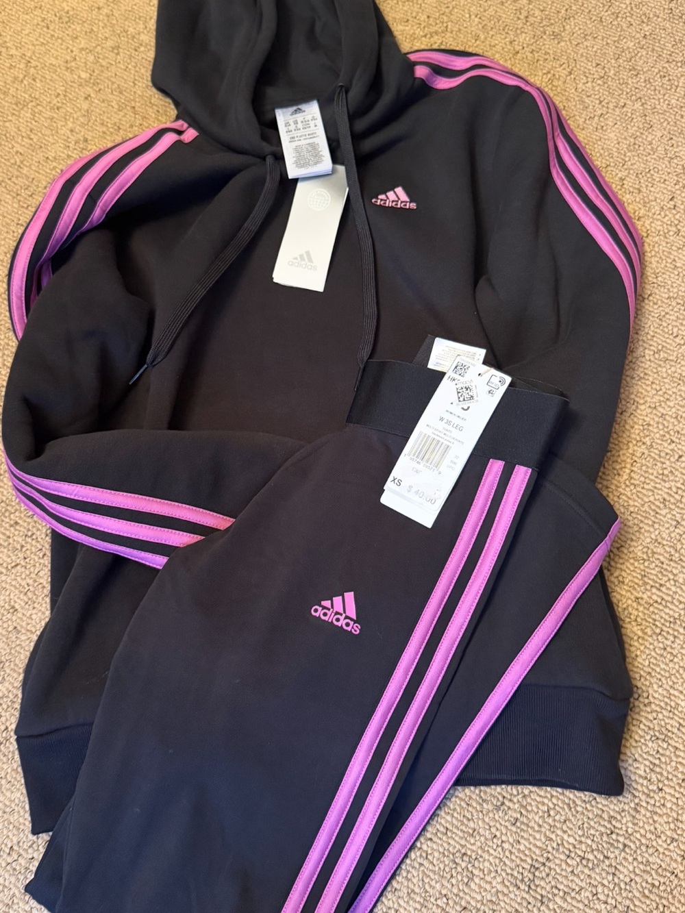 Adidas Tracksuit Hoodie and Leggings